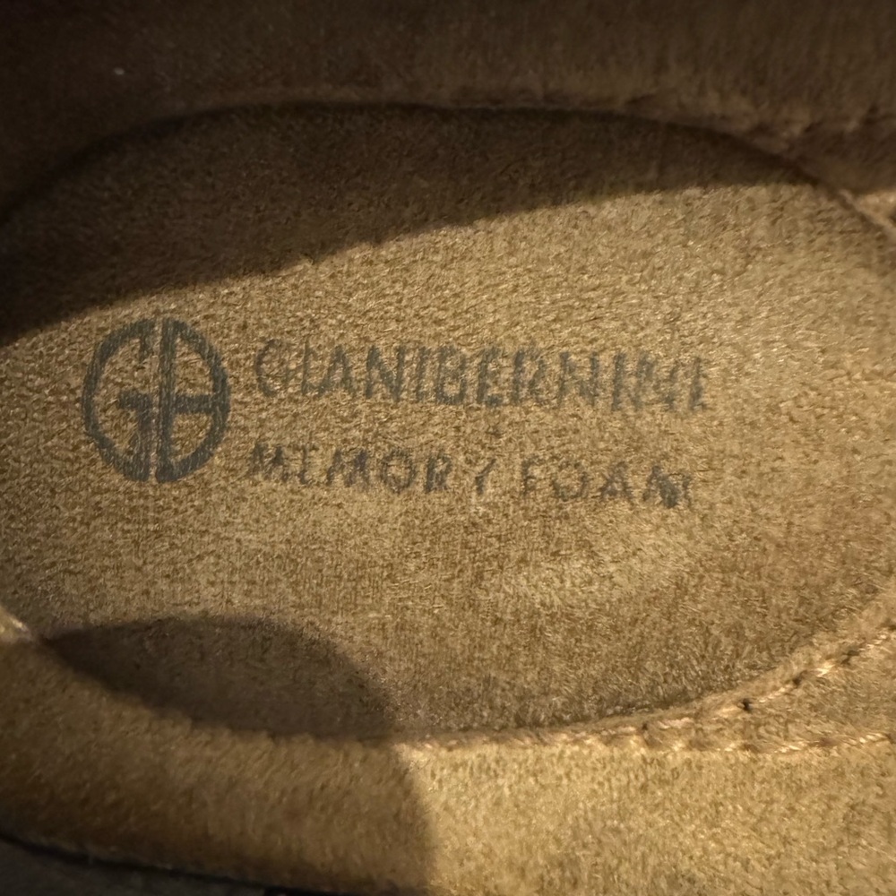 Giani Bernini Leather Loafers Black Comfort Slip On Size 9 - Picture 7 of 7